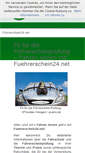 Mobile Screenshot of fuehrerschein24.net